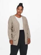 Neuletakki Caresly L/S Beige Melange