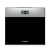 Henkilövaaka lasi digitaalinen musta/hopea 180 kg