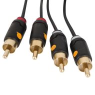 Qnect RCA-Kaapeli 1,5 m