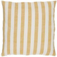 IB Laursen tyynynpäällinen Konrad 50x50 cm sinappi/valkoinen