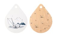 Chop & Serve -lauta Sailors 21x27 cm