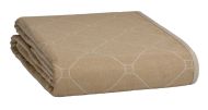 Aamu päiväpeite 2-puoleinen 180x260cm khaki/l.valkoinen