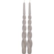 Kierre kruunukynttilä vaaleanruskea 28 cm 2 kpl/pkt