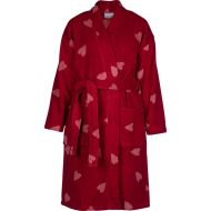 Sydän kylpytakki punainen L-XL