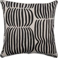 Tyynynpäällinen Vilja 45x45 cm puuvilla-pellava musta