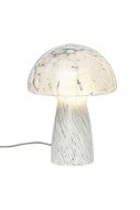 Pöytävalaisin Mushi 28 cm valkoinen