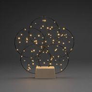 Konstsmide Metallikoriste 100 x amber LED