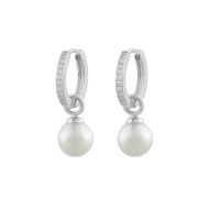 Korvakoru Core Pearl Ring Earring s/clear