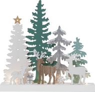 Pöytäkoriste Reinbek 30 cm valkoinen