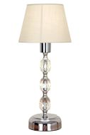 Aneta Lighting Pöytävalaisin Johanna 34 kirkas-kromi-valk